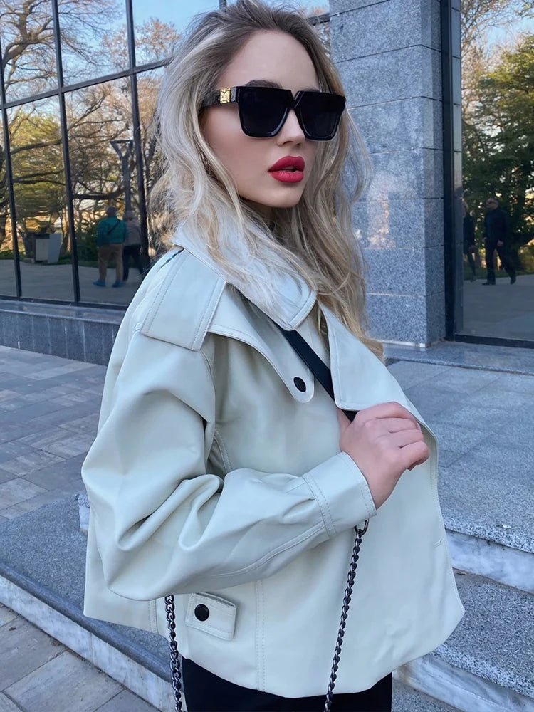 Women's Leather Jacket New Arrival Winter Autumn Stylish
