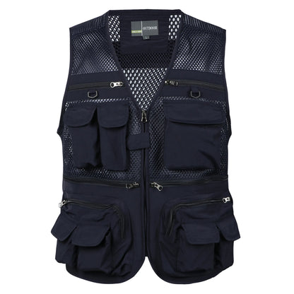 Men's Tactical Vest Webbed Gear Waistcoat Many Pockets Summer