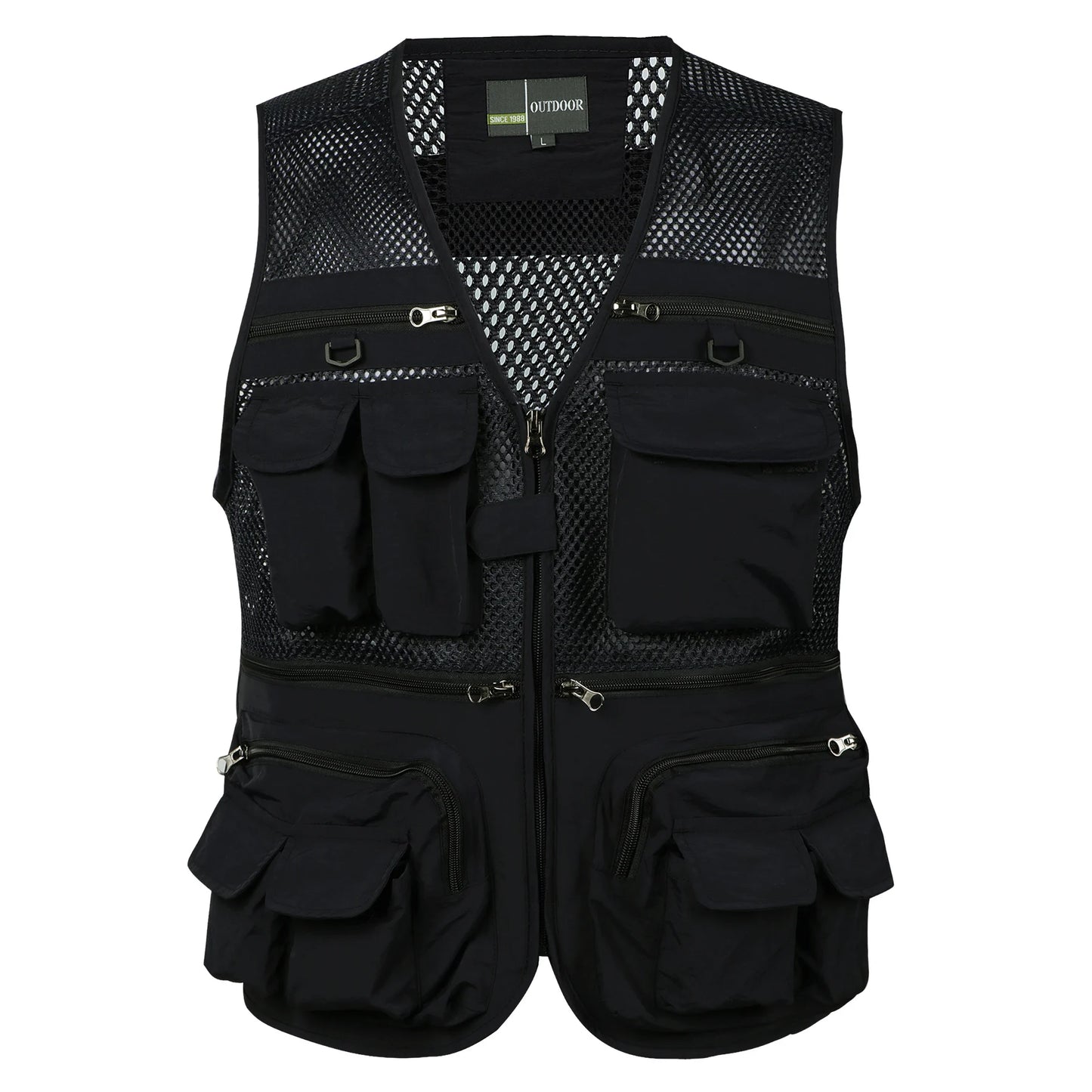Men's Tactical Vest Webbed Gear Waistcoat Many Pockets Summer